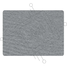 Коврик BU-CLOTH/grey Коврик для мыши тканевый, серый,  230 х 180 х3 мм
