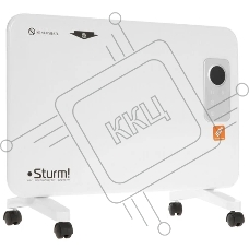Конвектор Sturm! CH1000D, белый, 1000 Вт, 15 м2, дисплей, электронный термостат