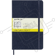 Блокнот Moleskine CLASSIC SOFT QP617B20 Large 130х210мм 192стр. клетка мягкая обложка синий сапфир