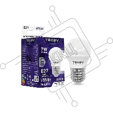 Лампа светодиодная TOKOV ELECTRIC 7Вт G45 4000К Е27 176-264В