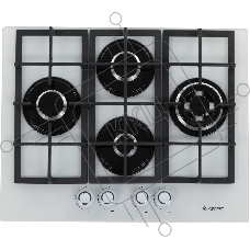 Газовая варочная панель Gefest ПВГ 2231-01 Р12, 4 конфорки, закаленное стекло, белый