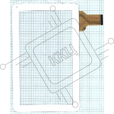 Сенсорное стекло (тачскрин) XC-PG1010-005FPC (257x159mm), белое