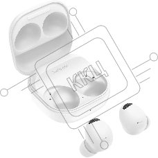 Гарнитура внутриканальные Samsung Galaxy Buds 2 Pro SM-R510 белый беспроводные bluetooth в ушной раковине (SM-R510NZWALTA)