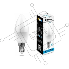 Лампа светодиодная FERON LB-770 (25943) 11W 230V E14 6400K С35