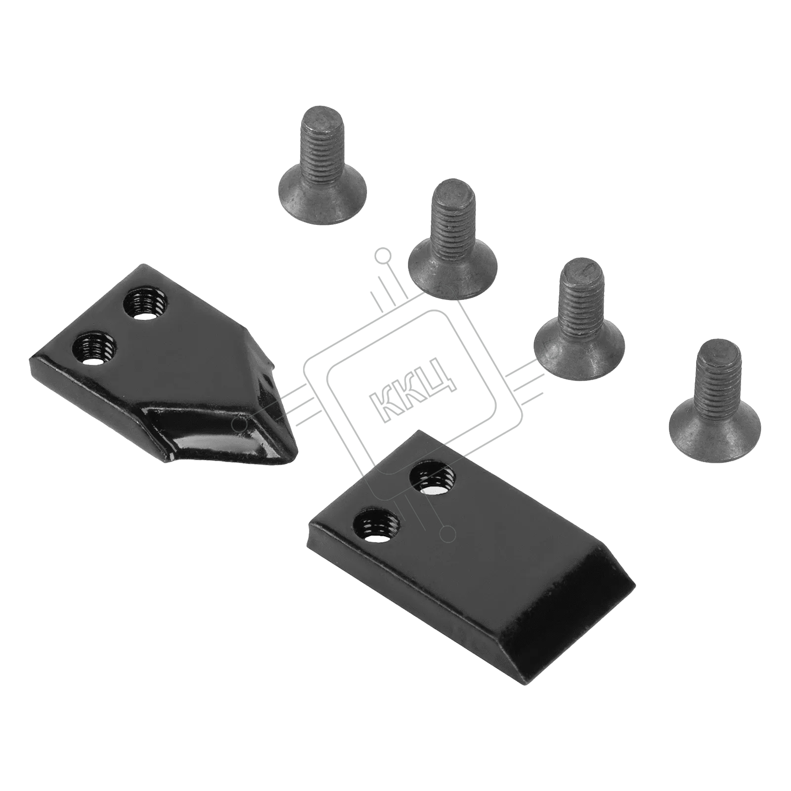 Нож шнека для грунта Denzel ER-80, диаметр 80 мм, комплект 2 шт