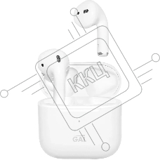 Гарнитура вкладыши Gal TW-4300 белый беспроводные bluetooth в ушной раковине