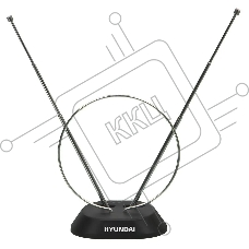 Антенна телевизионная Hyundai H-TAI100 3дБ пассивная черный