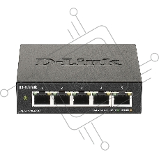 Коммутатор D-Link DGS-1100-05V2/A1A, 5×1 Гбит/с, настраиваемый