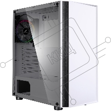 Компьютерный корпус ZALMAN R2 White (3xUSB, 2xAudio, 20мм FAN, прозрачная стенка-закаленное стекло, ATX, без БП)