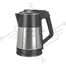 Чайник электрический BACKMAN BM-TEA 727 2,3 л, 2200 Вт, серебристый/черный