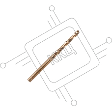 Сверло EDGE by PATRIOT по металлу 4,5 мм, 1шт в блистере