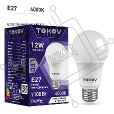 Лампа светодиодная TOKOV ELECTRIC 12Вт А60 4000К Е27 176-264В