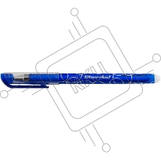 Ручка гелевая Silwerhof Daily Erase, d=0.7мм, синие чернила, ластик, сменный стержень, линия 0.5мм, стираемая