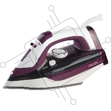 Утюг Galaxy Line GL 6108 бордовый/белый, 2400 Вт, 50 г/мин, 230 г/мин, 500 мл