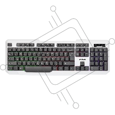 Клавиатура проводная SMARTBUY (SBK-333U-WK) ONE USB с подсветкой бело-черная