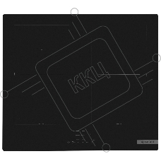 Индукционная варочная поверхность Bosch PVQ61RBB5E, 4 конфорки, с зоной расширения, стеклокерамика, 7400 Вт