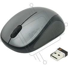 Мышь беспроводная Logitech M235n серый/черный, 1000 dpi, радиоканал, USB, кнопки - 3