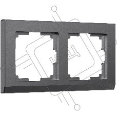 Рамка на 2 поста WERKEL Stark (графит матовый) W0021864
