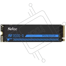 Накопитель SSD Netac NV3000 512Gb M.2 2280, PCI-E 3.0 x4, 3D NAND, 3000/1200MBs, NVMe, heatsink