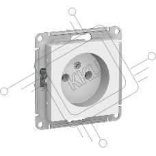 Механизм розетки 1-м СП AtlasDesign без заземл. 16А белый, SchE ATN000141