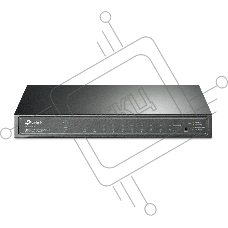 Коммутатор TP-Link TL-SG2210P, 8×1 Гбит/с PoE+ + 2×1 Гбит/с SFP, управляемый