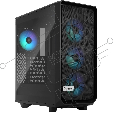 Компьютерный корпус Fractal Design Meshify 2 Compact Lite RGb черный TG Light Tint / FD-C-MEL2C-05 Компьютерный корпус Fractal Design Meshify 2 Compact Lite RGb черный TG Light Tint / FD-C-MEL2C-05