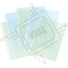 Папка-вкладыш Silwerhof Daily ассорти глянцевые А4+ 30мкм (упак.:50шт)