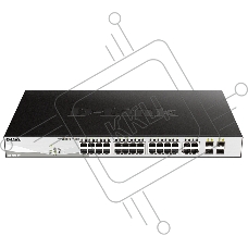 Коммутатор D-Link DGS-1210-28P/FL2A, 24×1 Гбит/с + 4×1 Гбит/с Combo, настраиваемый