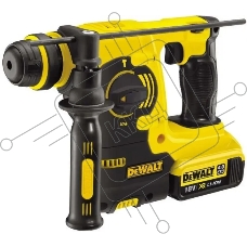 Перфоратор DeWalt DCH253M2-QW, SDS-plus, 18 В, 2.1 Дж, от аккумулятора