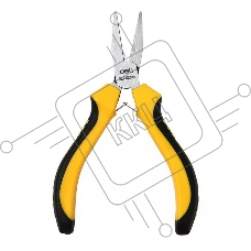 Мини-тонкогубцы Deli DL103204 160мм, двухкомпонентная рукоять