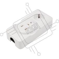 Розетка РШ/Евро Rexant двойная для электрической плиты 32 А/16 A, 250 В, 2Р+РЕ (ОУ) белая