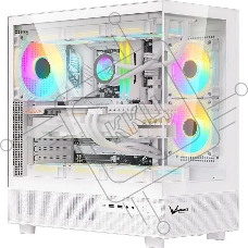 Компьютерный корпус AeroCool / Formula Crystal Z8 COSMIC белый без БП ATX 3x120mm 5x140mm 1xUSB2.0 1xUSB3.0 1xUSB3.1 audio bott PSU