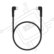 Кабель Maxvi MC-A25TT черный USB-C -USB-C, 3A, 60W