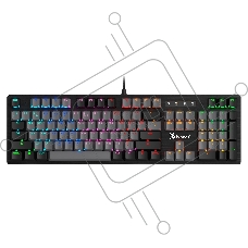Клавиатура проводная A4Tech Bloody B828N USB черный/серый