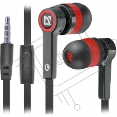 Наушники DEFENDER Pulse 420 черный/красный