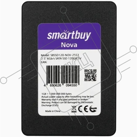 Твердотельный накопитель SSD Smartbuy 120Gb Nova SBSSD120-NOV-25S3 {SATA3.0, 7mm}