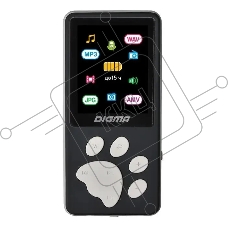 Плеер Hi-Fi Flash Digma S4 8Gb черный/серый/1.8