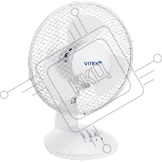 Вентилятор настольный Vitek VTF-0910 22Вт скоростей:3 белый