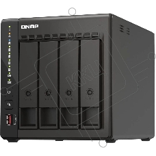 Сетевое хранилище SMB QNAP TS-453E-8G NAS, 4-tray w/o HDD. 2xHDMI-port. 4-core Celeron J6412 2-2.6 GHz, 8GB DDR, 2x2.5Gb LAN, 2 x M.2 2280 PCIe Gen 3 x2, 2x USB 3.2 Gen 2 (10Gbps) Port, 2x USB 2.0 port