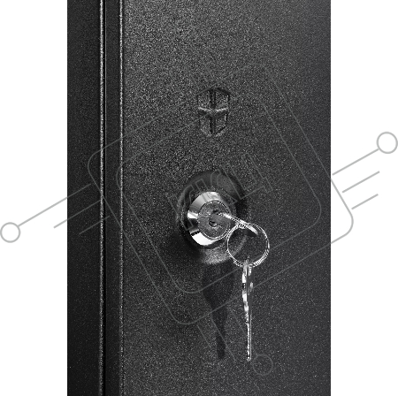 Шкаф телекоммуникационный настенный разборный ЦМО ЭКОНОМ 6U (600 x 650) дверь металл, цвет черный (ШРН-Э-6.650.1-9005)