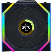 Вентилятор для корпуса Lian Li Uni Fan SL Wireless 120 LCD Reverse ARGB черный, 120 мм, 1900 об/мин, 31 дБ, 4 pin