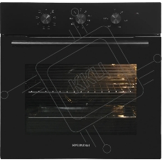 Духовой шкаф Электрический Hyundai HEO 66412 BG черный