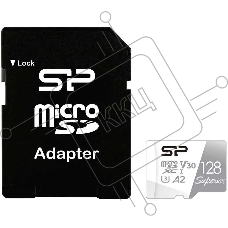Флеш карта microSD 128Gb Silicon Power Superior Pro A2 microSDXC Class 10 UHS-I U3 Colorful 100/80 Mb/s (SD адаптер) Флеш карта microSD 128Gb Silicon Power Superior Pro A2 microSDXC Class 10 UHS-I U3 Colorful 100/80 Mb/s (SD адаптер)