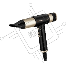 Фен-мультистайлер BRAYER BR3308 черный/золотистый, 2000 Вт, 25/32 мм