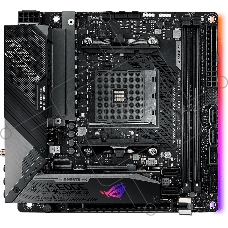 Материнская плата ASUS ROG STRIX X570-I GAMING, AM4, AMD X570, 2xDDR4, 4xSATA, 2xM.2, 1xPCIe 4.0 x16, 1xHDMI, 1xDP, 1x1Gb LAN, Wi-Fi 6, Bluetooth 5.0, 1xUSB-C 10Gbps, 3xUSB-A 10Gbps, 4xUSB-A 5Gbps, 2xUSB-A 2.0, 3x3.5 мм, 7.1, ITX