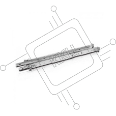 Рельсы SLIDE RAIL, 599mm, toolless 84H314610-003 Rev.B00 - для корпусов RM146, RM247