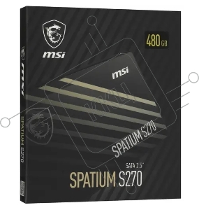 Накопитель MSI SSD 480GB SPATIUM S270  SATA2.5