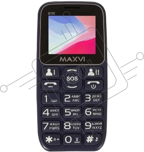 Мобильный телефон Maxvi B110 blue