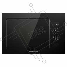 Встраиваемая микроволновая печь Kuppersberg HMF 627 B, High-Tech, 25 л, мощность 900 Вт (мощность гриля 1200 Вт), кварцевый гриль, 5 уровней мощности, 8 автоматических программ, размораживание, сенсорное управление, дисплей, черный