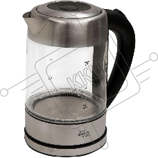 Чайник электрический OASIS K-7GS стальной+черный 1,7л. 2200Вт